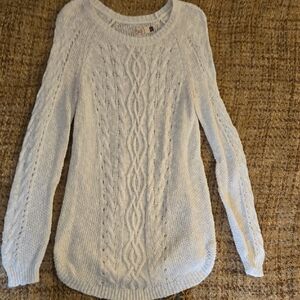 Sonoma Women's Cable Knit Sweater - Soft White